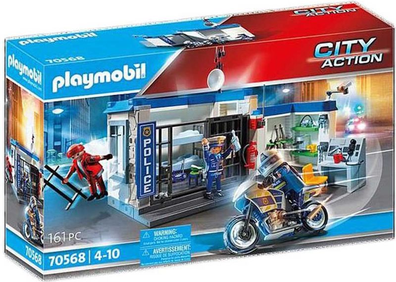PLAYMOBIL City Action Politie: ontsnapping uit de gevangenis - 70568