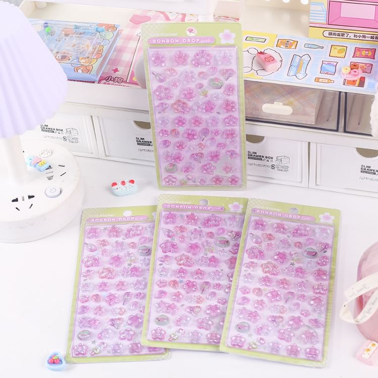 SASHI - 3D Bloemensticker