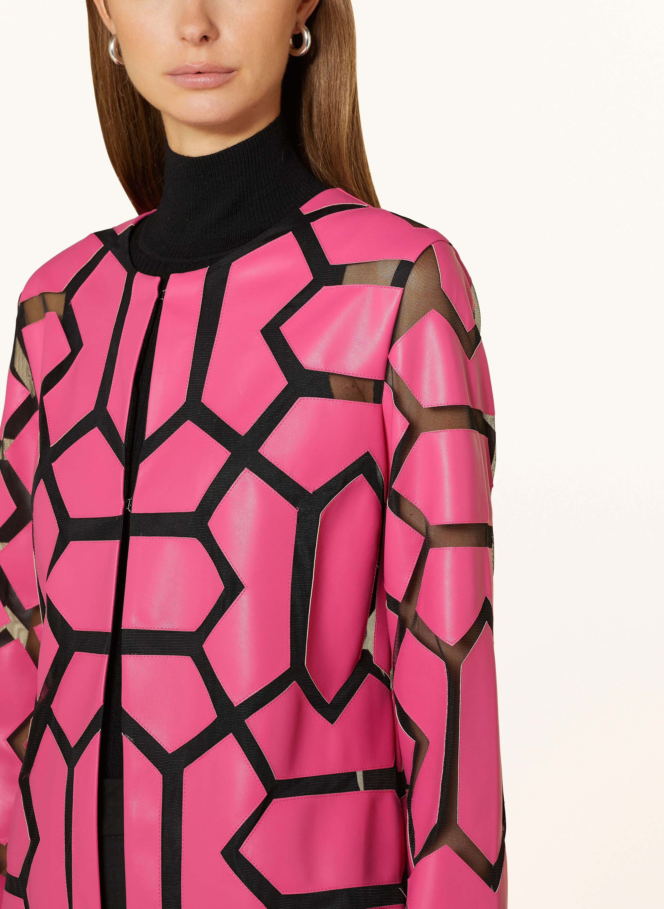 Joseph Ribkoff Jacke in Lederoptik