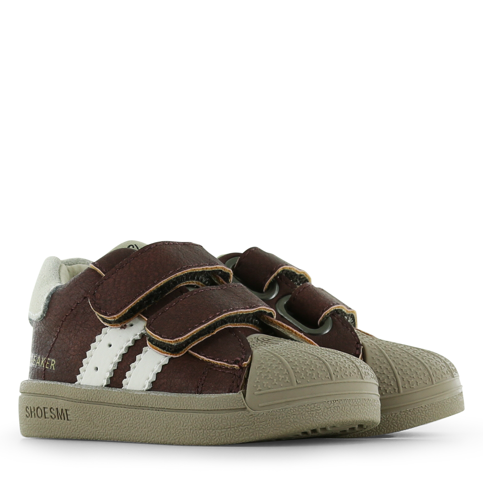 Shoesme dunkelbrauner Sneaker mit Höckerzehe
