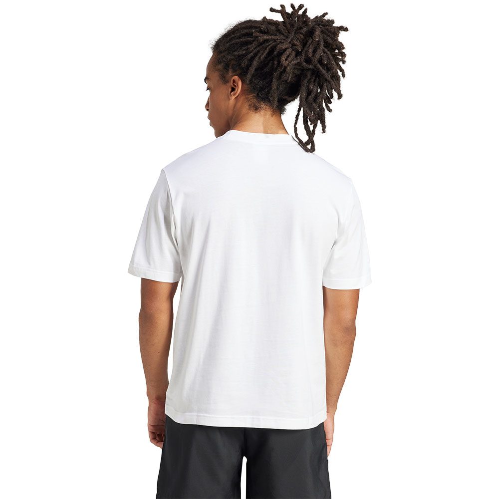 adidas Essentials Small Logo Single Jersey T-Shirt Herren white
