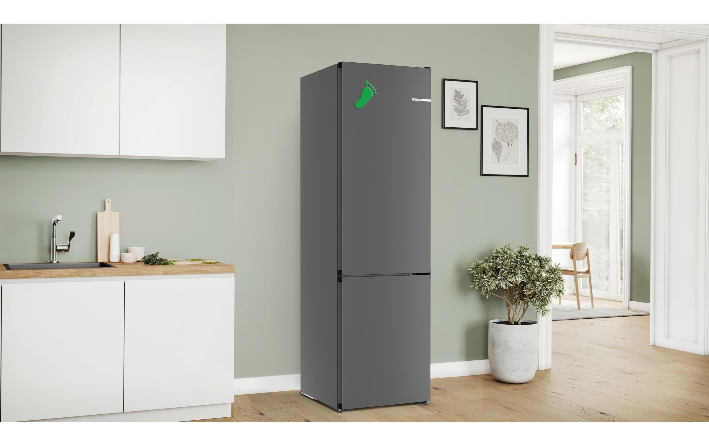 BOSCH Kühl-/Gefrierkombination »KGN39OCAF Rechts« 203 cm hoch 60 cm breit
