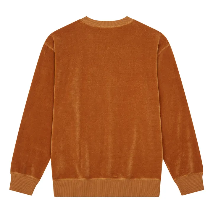 SMALLABLE BASICS Sweat Velours Homme Coton Bio | Noisette