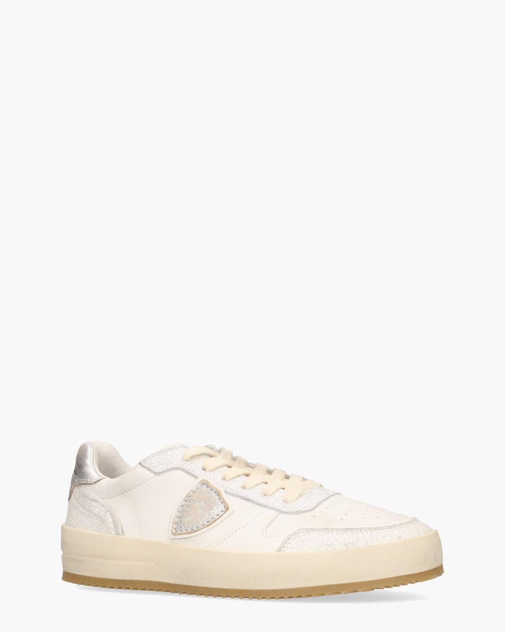 Philippe Model Nice Off-White/Zilver Damessneakers