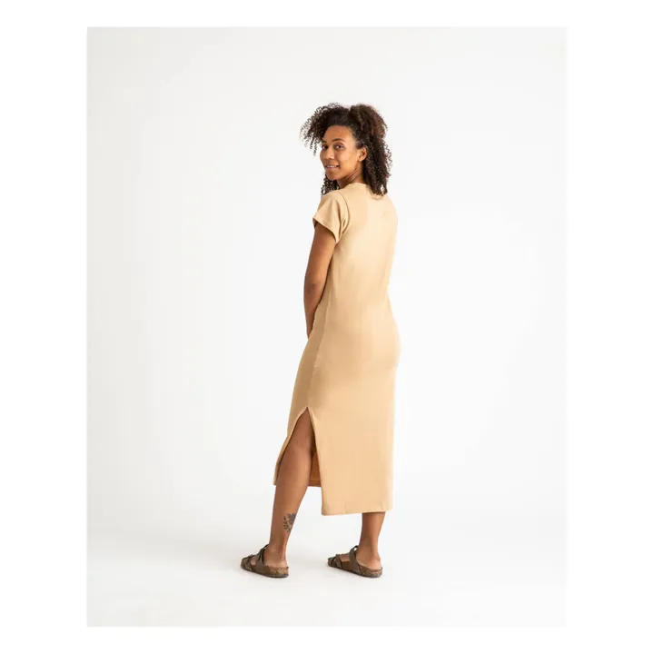 Matona Robe T-Shirt Coton Bio | Camel