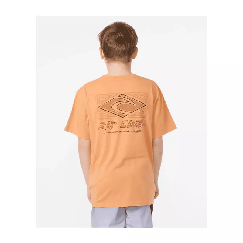 Teeshirt junior RIPCURL Pure Surf Logo Tee-Boy Peach Nectar