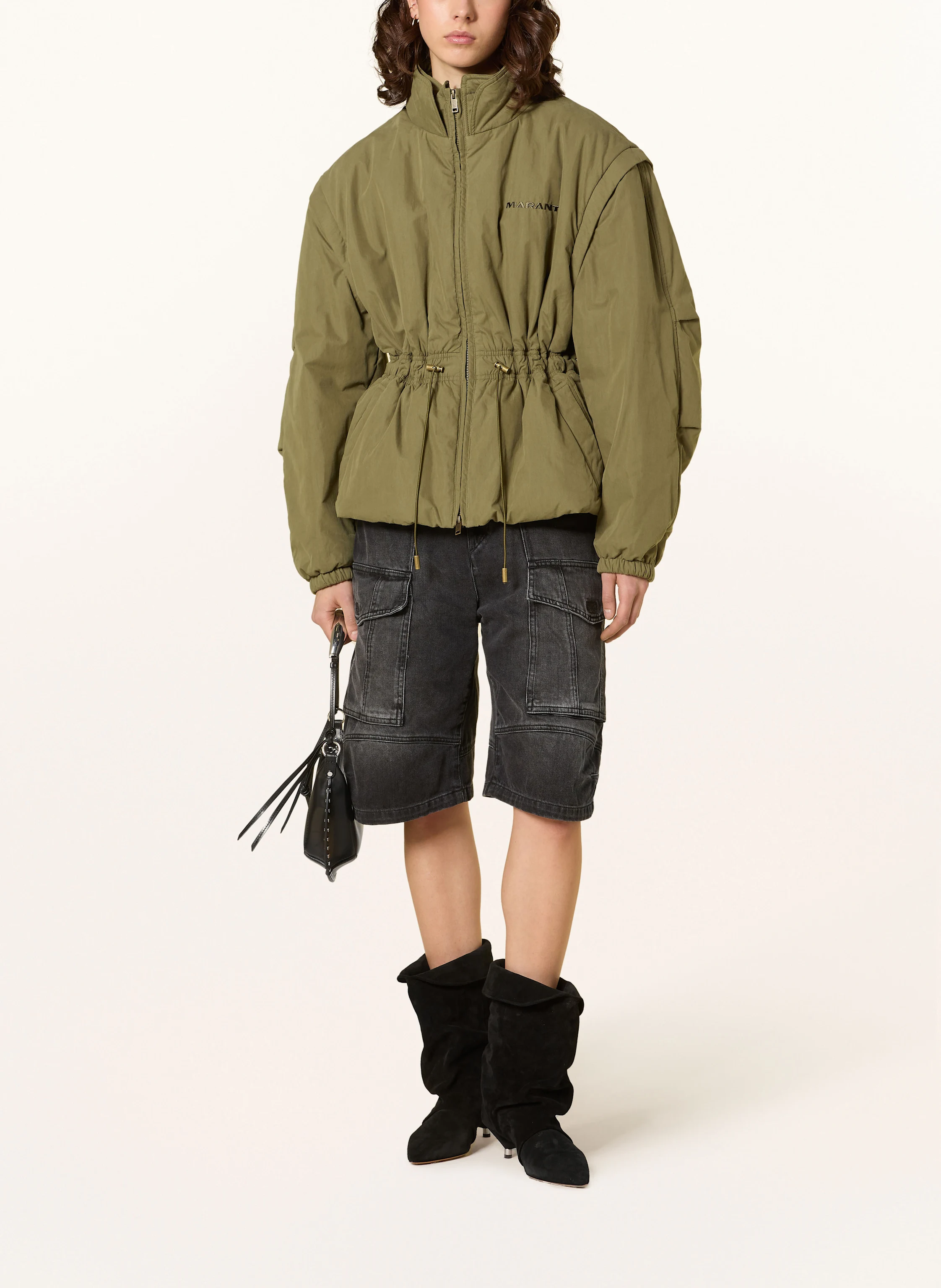 MARANT ÉTOILE Jacke DASTYNI mit abnehmbaren Ärmeln