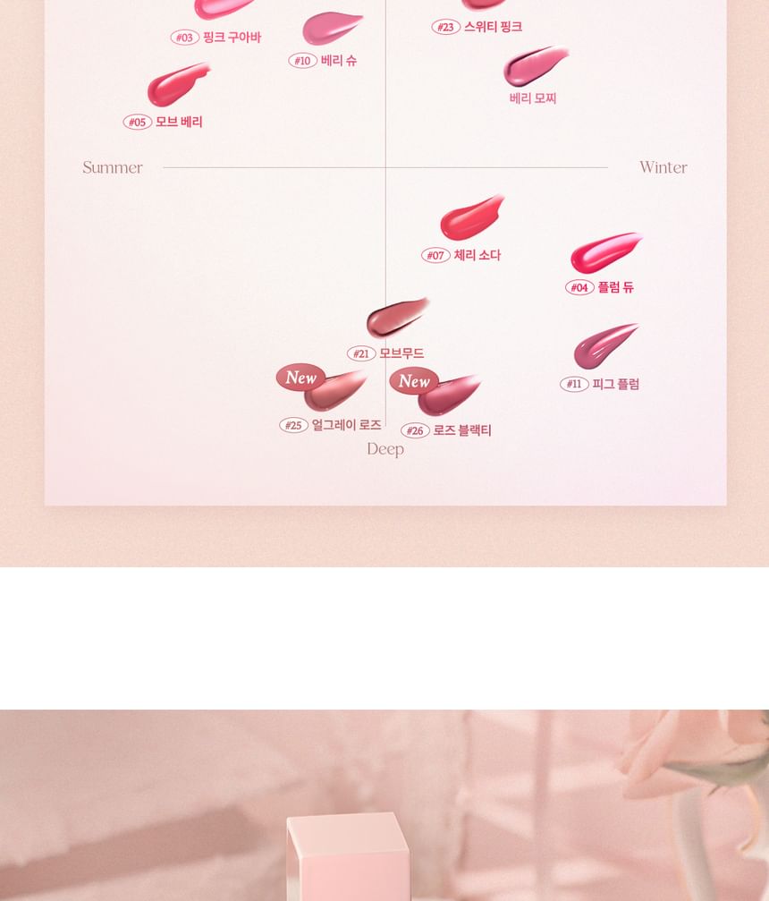 dasique - Juicy Dewy Tint Rose Milk Tea Collection - 2 kleuren