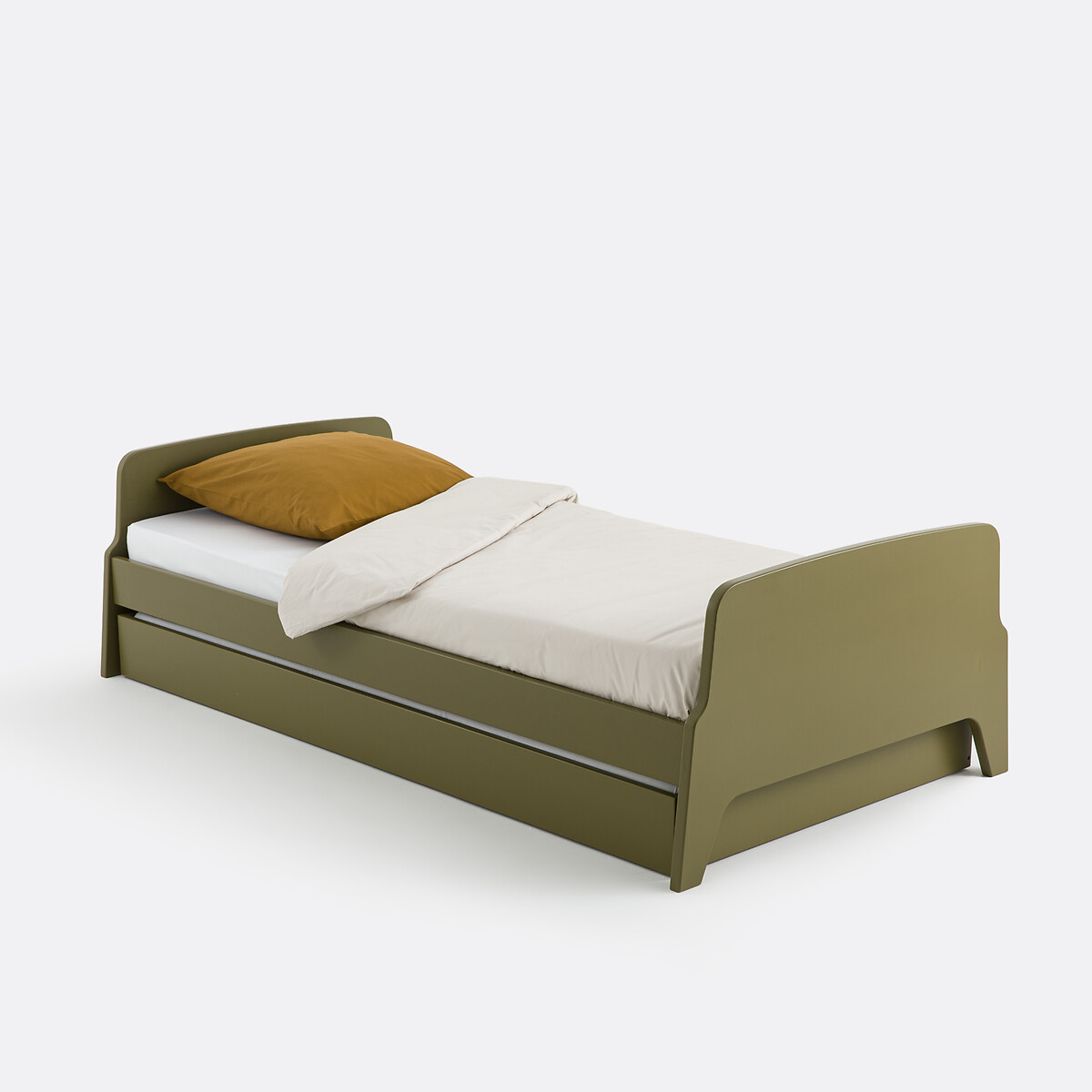 LA REDOUTE INTERIEURS<br>Cama com gaveta estilo retro vintage, 1 pessoa, Adil