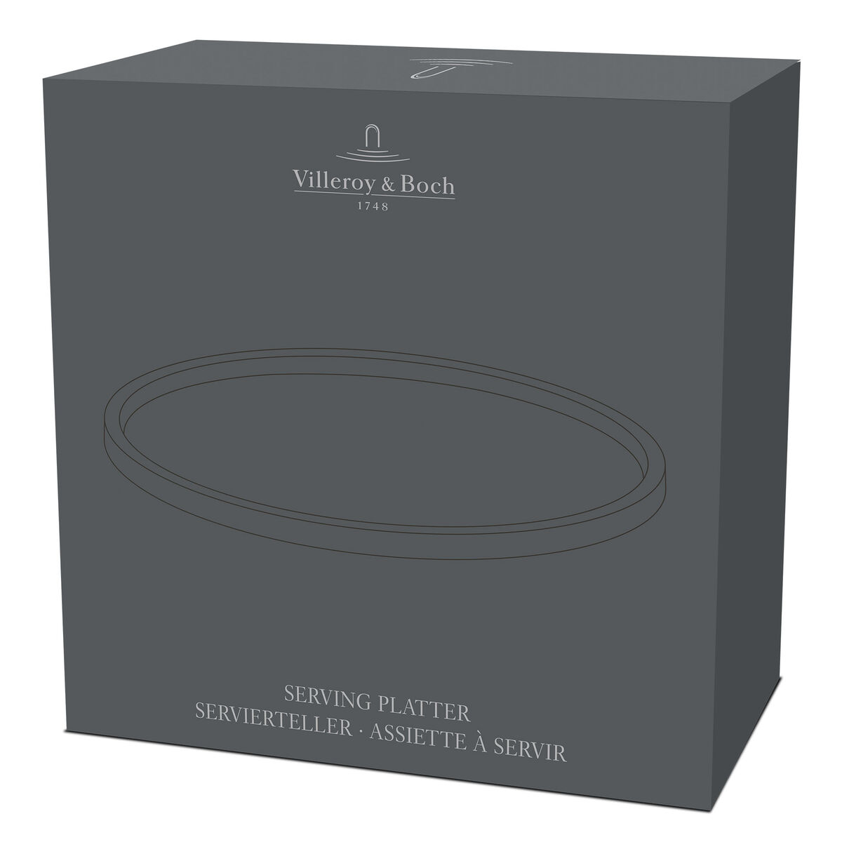 Villeroy & Boch Manufacture Travertine rundt serveringsfat 24,5 cm