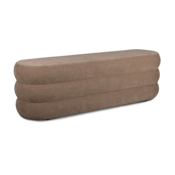 KARWEI eetkamerbank Lins taupe lang