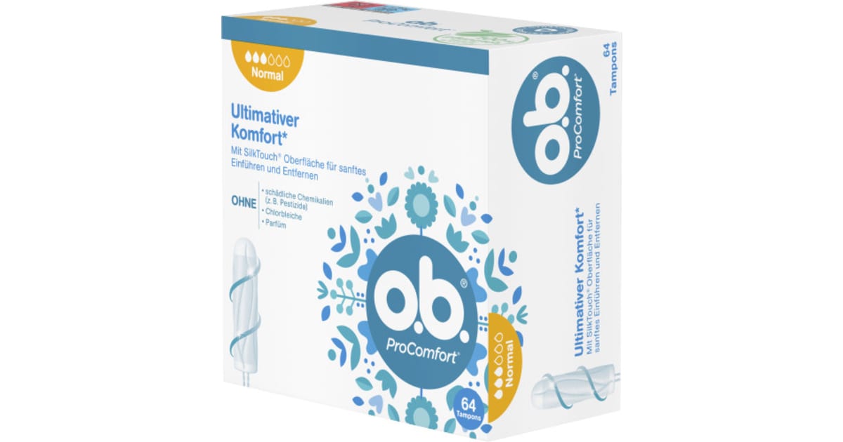 O.B. Tampon Pro Comfort Normal 56er-Packung