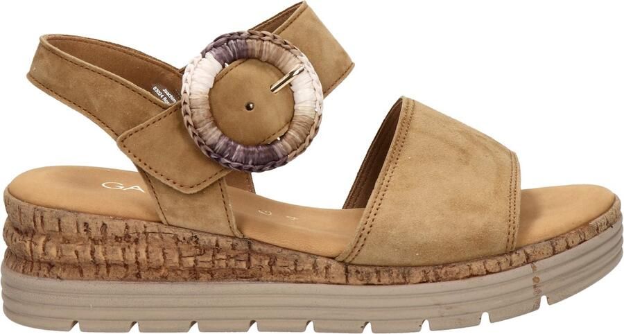 Gabor 706 Sandalen Met Sleehak Dames Camel