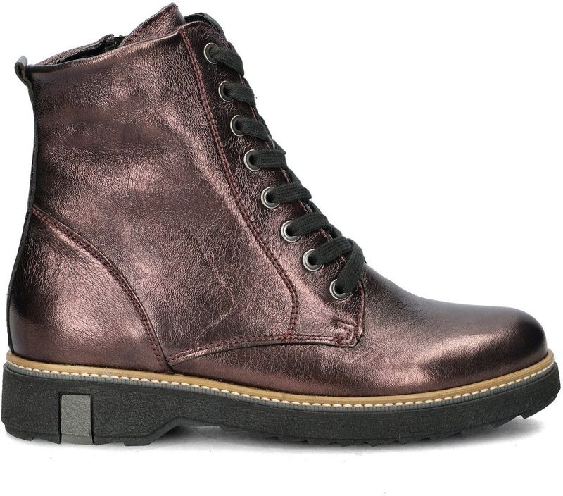 Waldläufer - Kitomi - Veterboots - Leer - Metallic - Dames