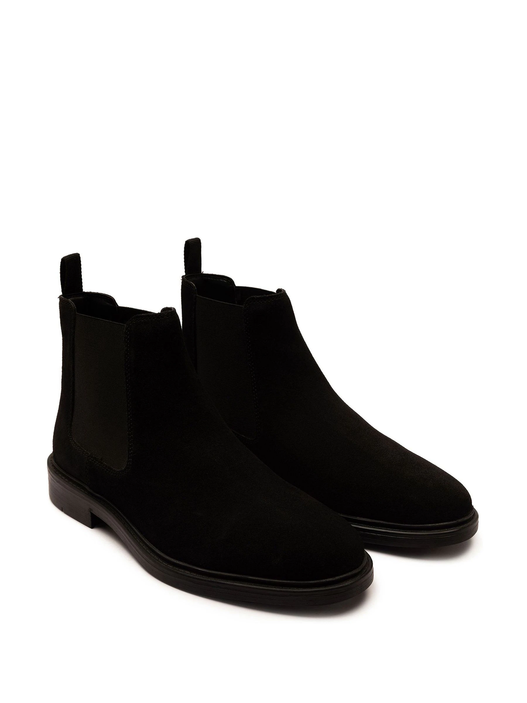 Off The Hook Torrance Suede Leather Slip-On Chelsea Boots