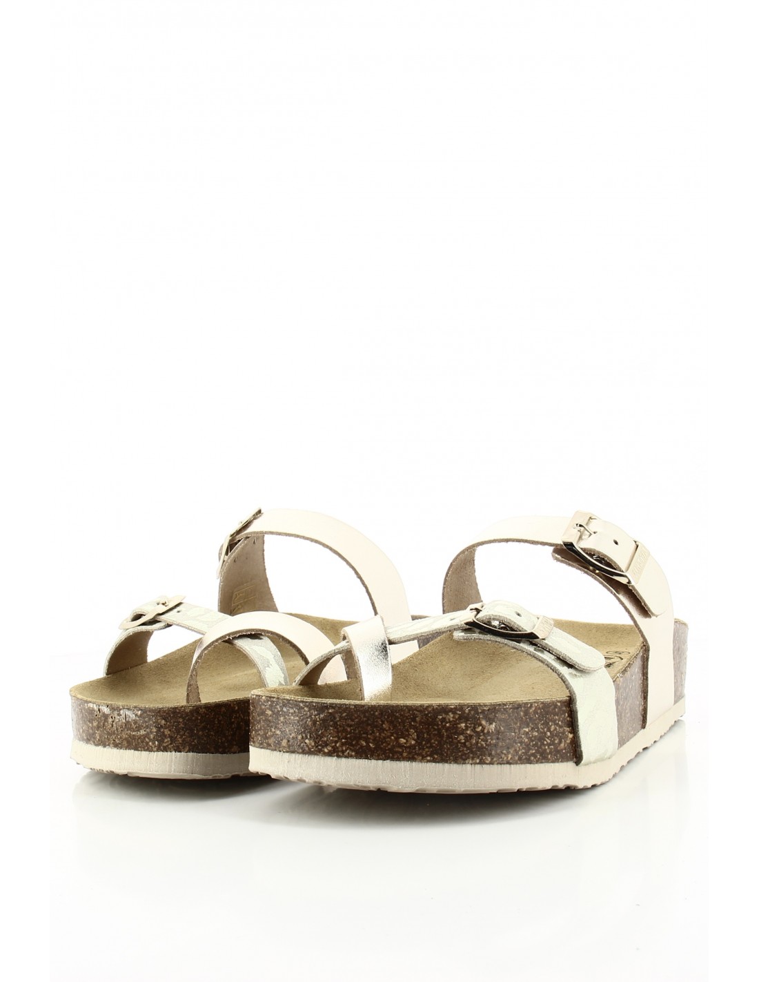 plakton Mules Femme Cp Bombay Doré