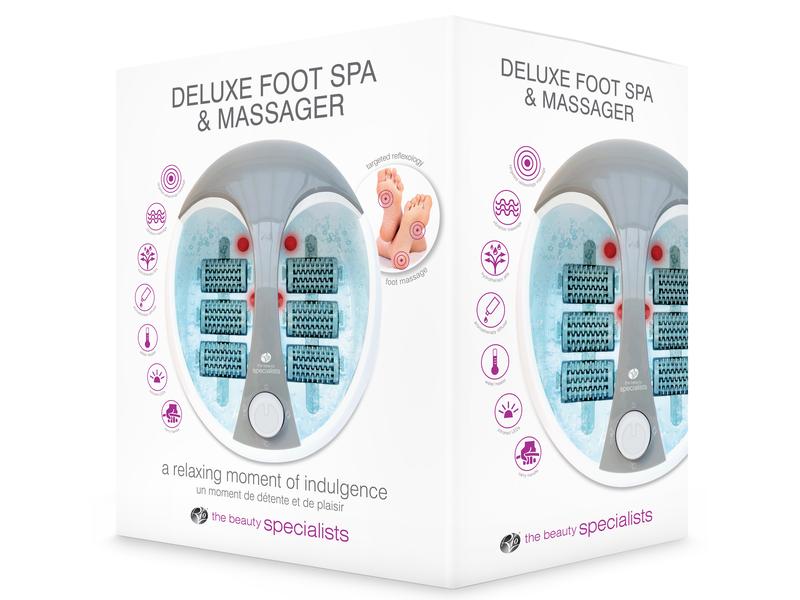 Rio Fussbad Deluxe Footspa and Massager 5in1 Multifunktions-Fussbad
