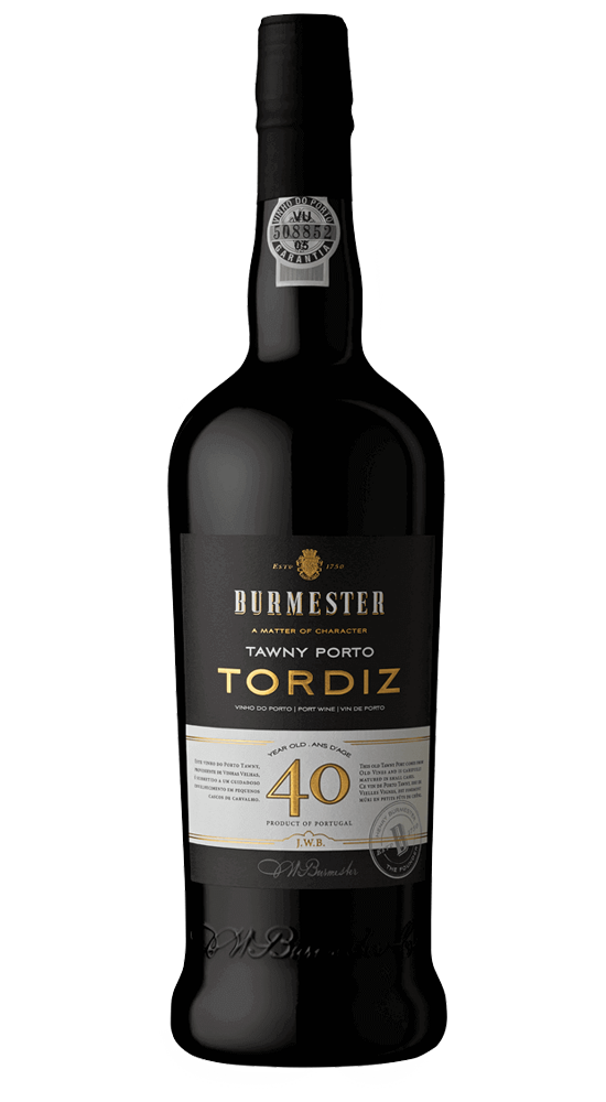 Burmester, Tawny 40 ans d'âge avec coffret  Porto-Douro-Rouge-