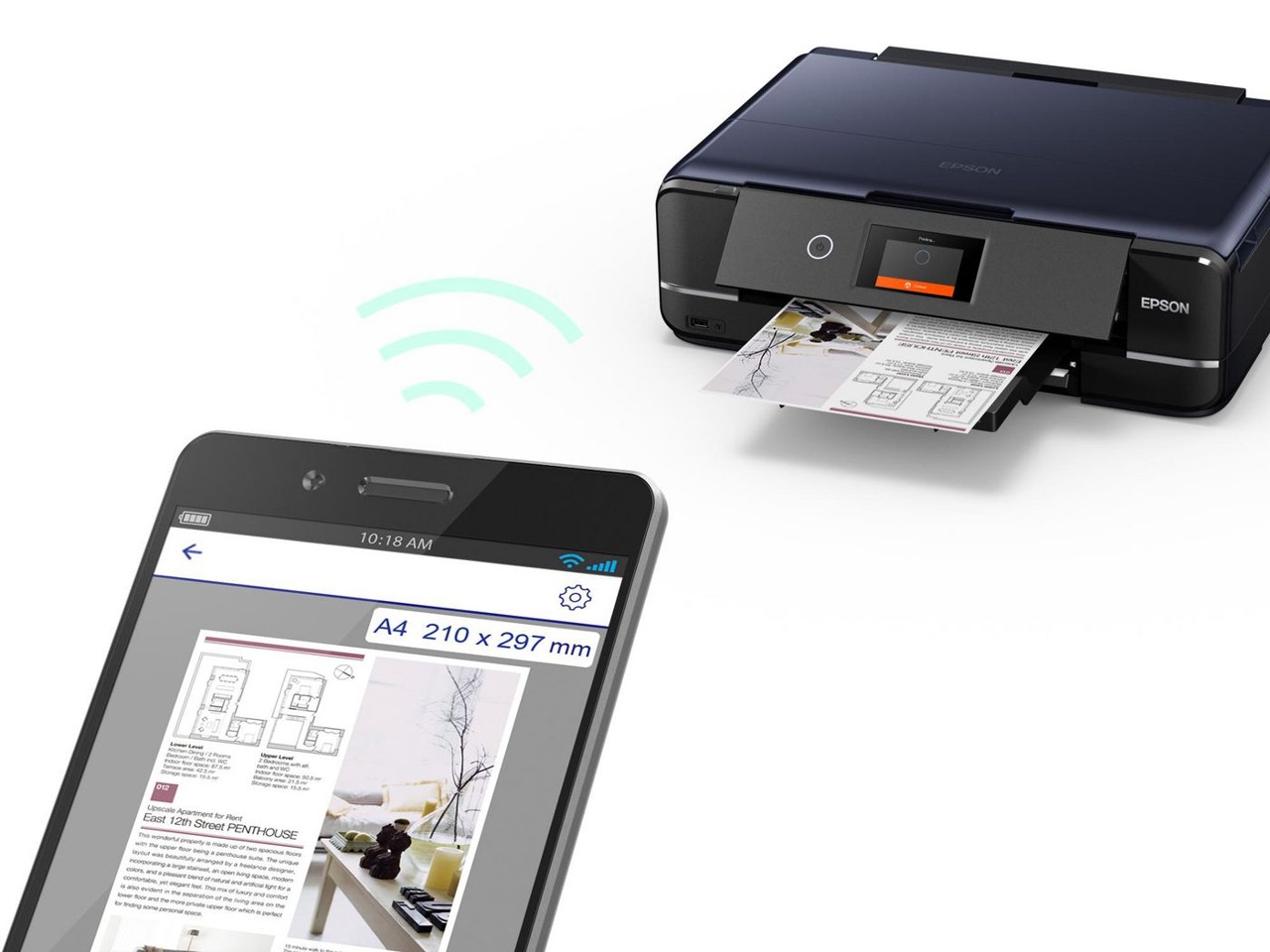 Epson - Expression Photo XP-970 Print/Scan/kopier, A3, WiFi, USB, Ethernet