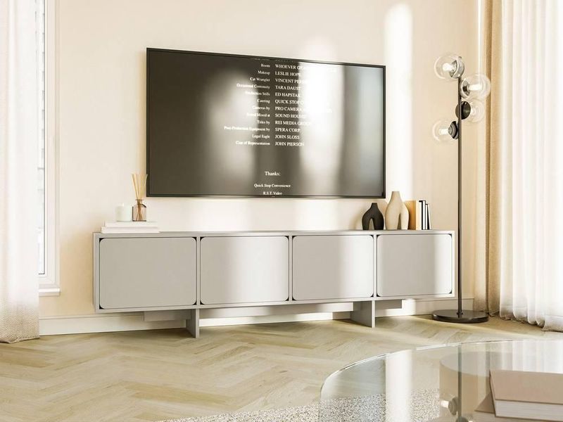 Selsey - Windy - TV-Meubel - Greige - MDF - 200 cm breed