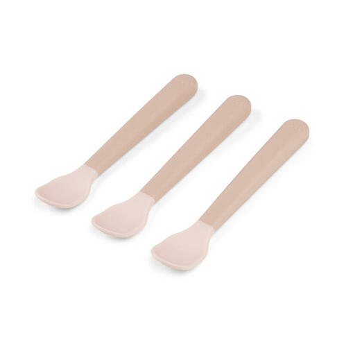 Foodie cuillère bébé Easy-grip lot de 3 - Rose - DONE BY DEER
