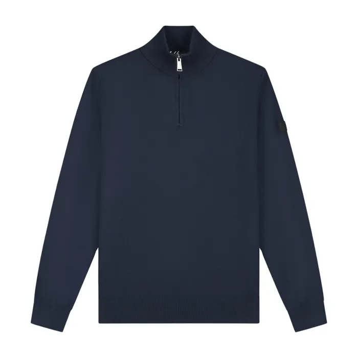 Malelions Knitted 1/4 Zip Sweater Heren
