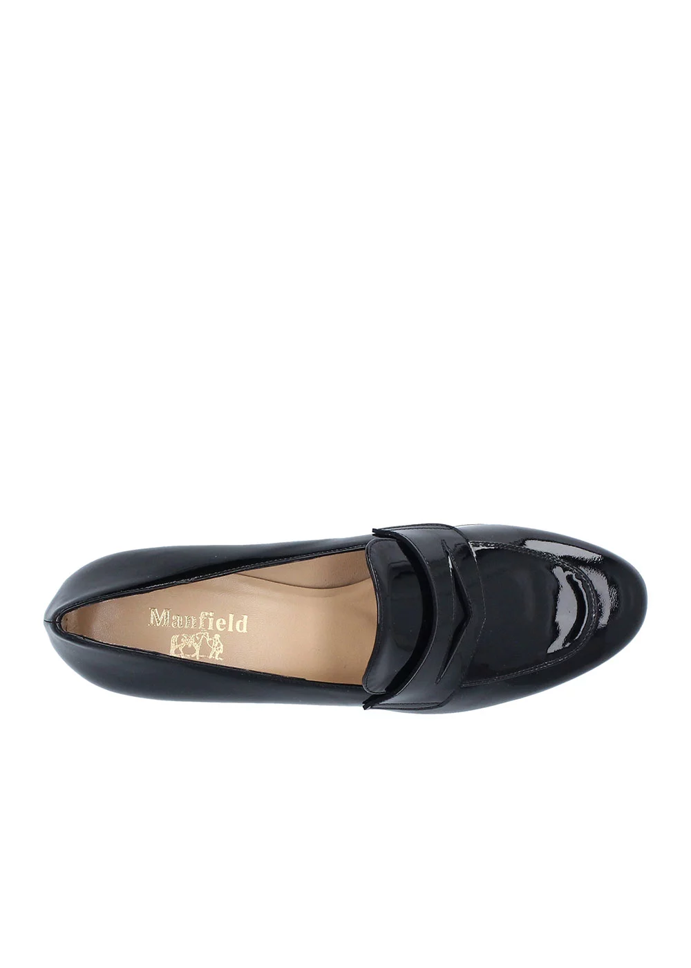 MOCASSIN IRIS VERNIS NOIR