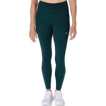 Asics Road High Waist Tights Saxon Green Damen