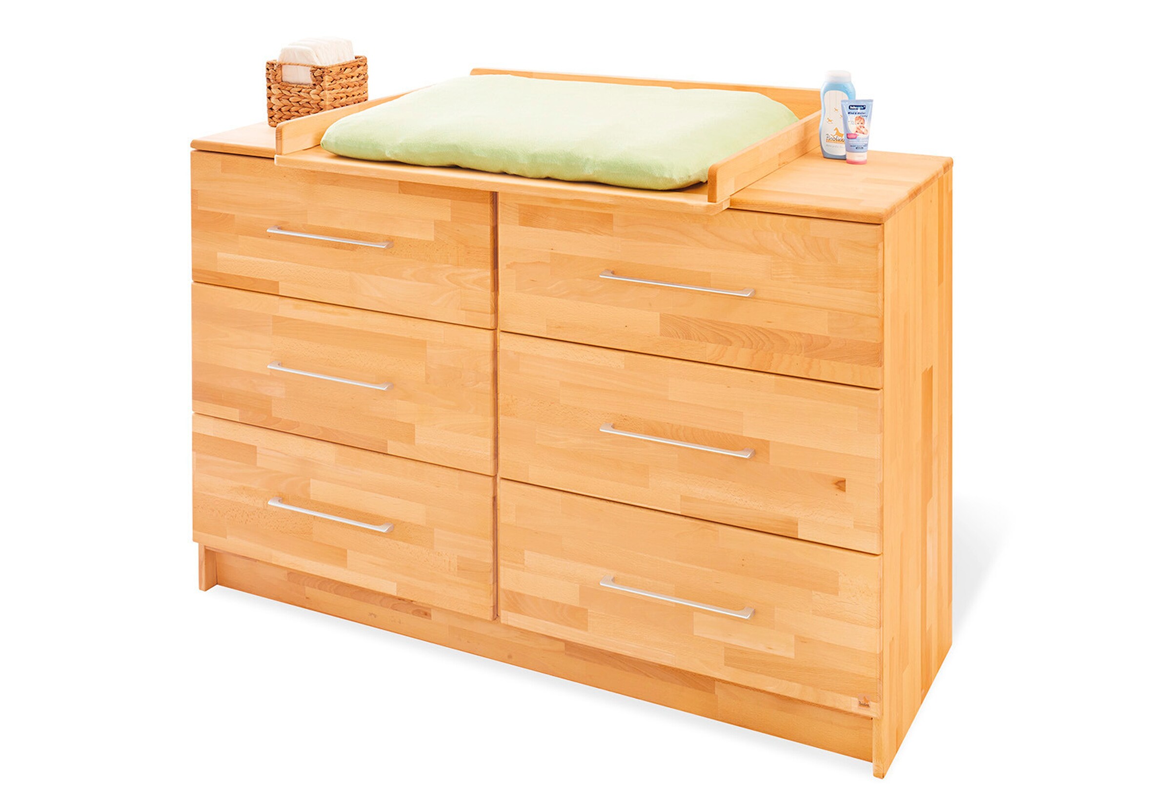 Pinolino 3-tlg. Babyzimmer Natura extrabreit