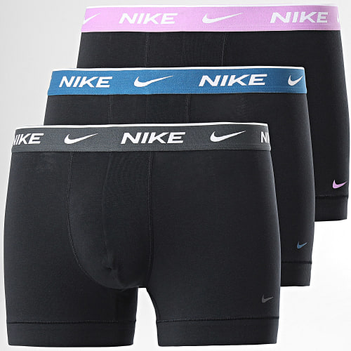 Lot De 3 Boxers Everyday Cotton Stretch KE1008 Noir
