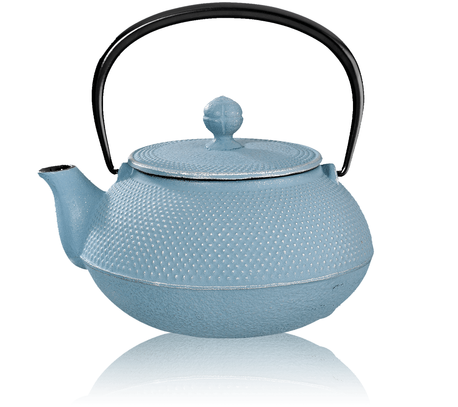 Th&eacute;i&egrave;re fonte Arare 0,55L-Avec Filtre - IWACHU Bleu Jean Argent&eacute;