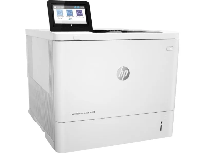 HP LaserJet Enterprise M612dn - Printer - S/H - Duplex - laser - A4/Legal - 1200 x 1200 dpi - op til 71 spm - kapacitet: 650 ark - USB 2.0, Gigabit LAN, USB 2.0 vært