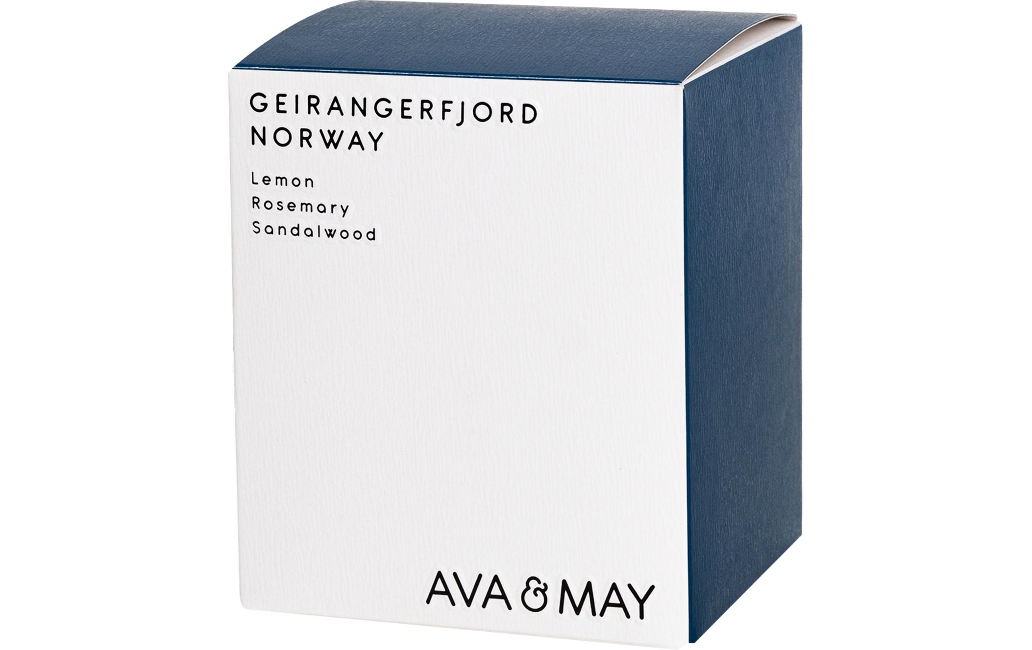 AVA & MAY Duftkerze »Geirangerfjord 200 g«