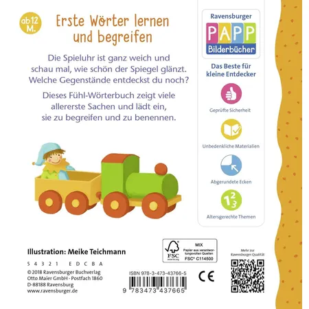 Ravensburger Mein erstes Wörterbuch zum Fühlen: Erste Sachen