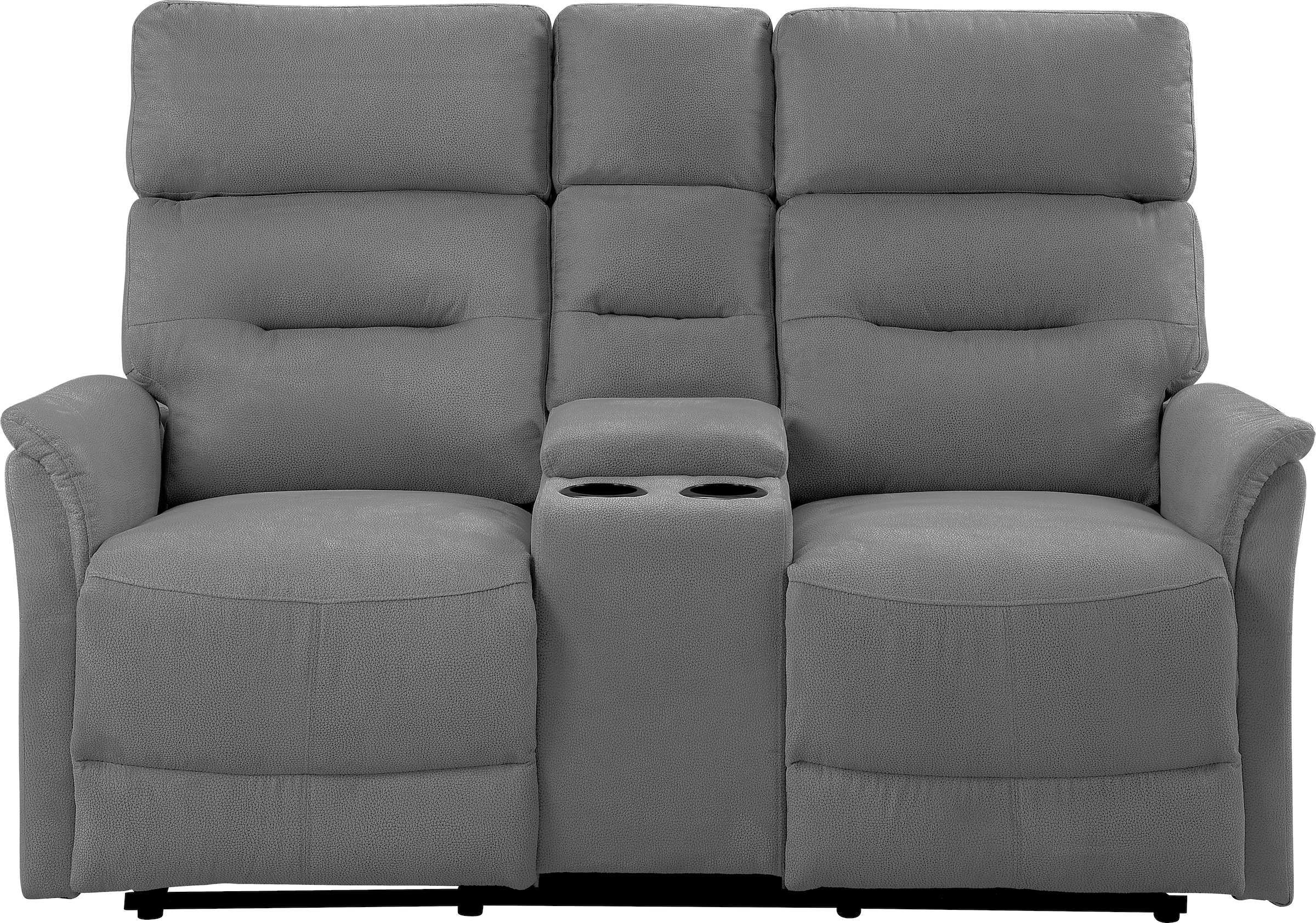ATLANTIC home collection 2-Sitzer »Falk« Zwei Relaxfunktionen, Mittelkosole mit Stauraum und Getränkehalter