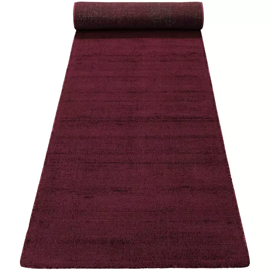 Esprit Kurzflorteppich Gil bordeaux rot