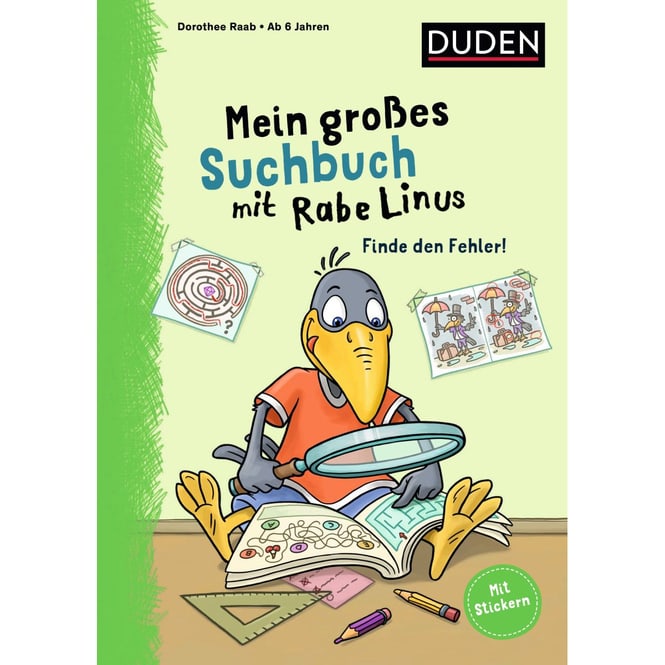 DUDEN - Mein großes Suchbuch mit Rabe Linus - Finde den Fehler!