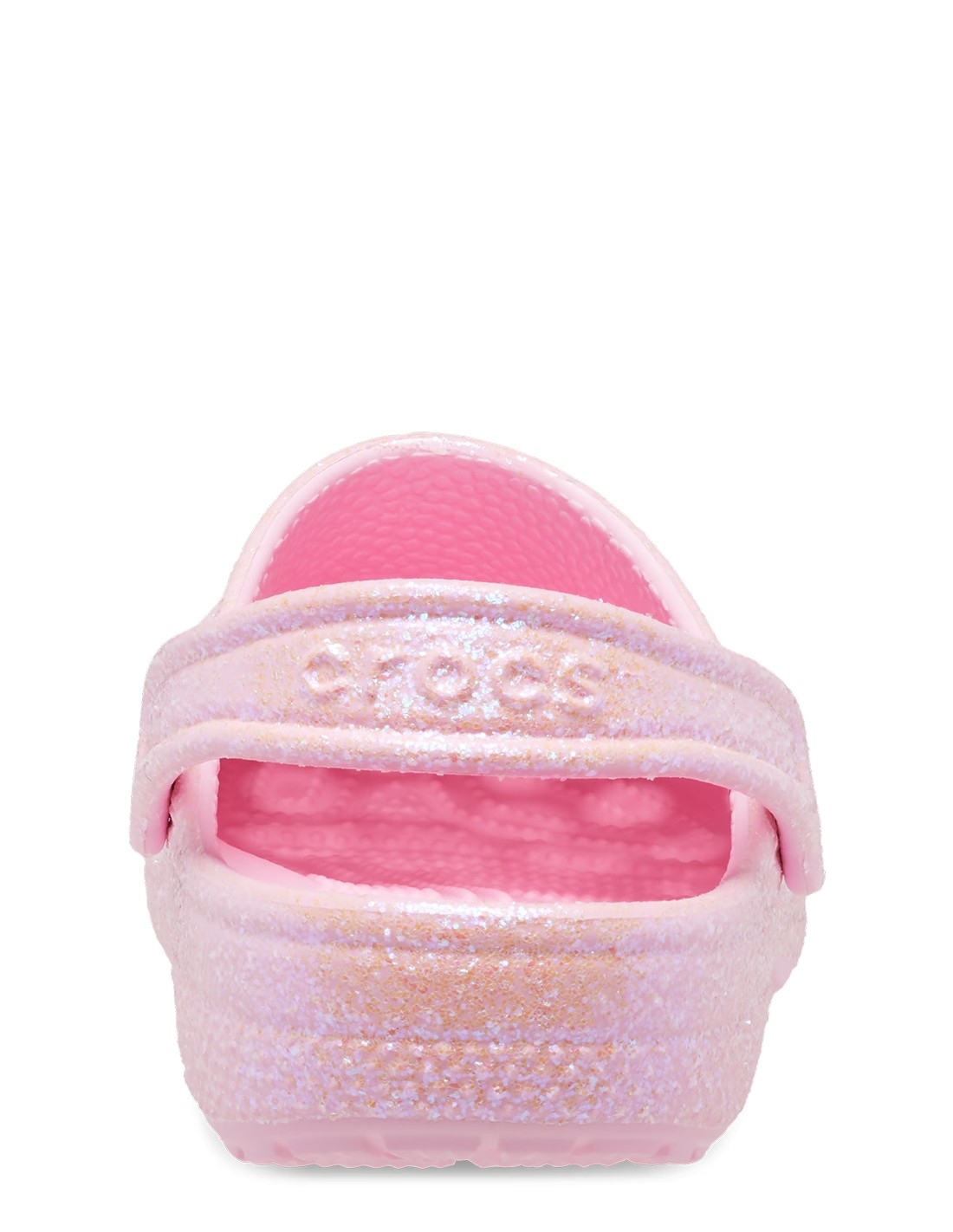 crocs sabots femme enfant classic glitter clog rose