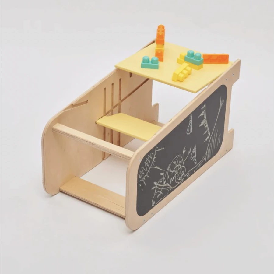 Montessori® Lernturm - Multifunktionaler Helferturm 5-in-1 - Multifunctional Helper Tower 5-in-1 mehrfarbig