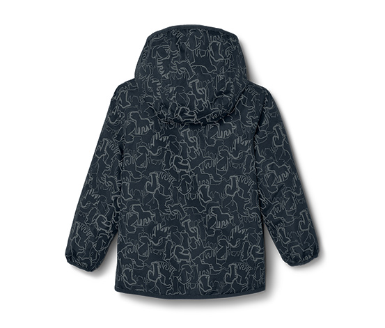 Kinder-Thermo-Regenjacke mit reflektierenden Elementen