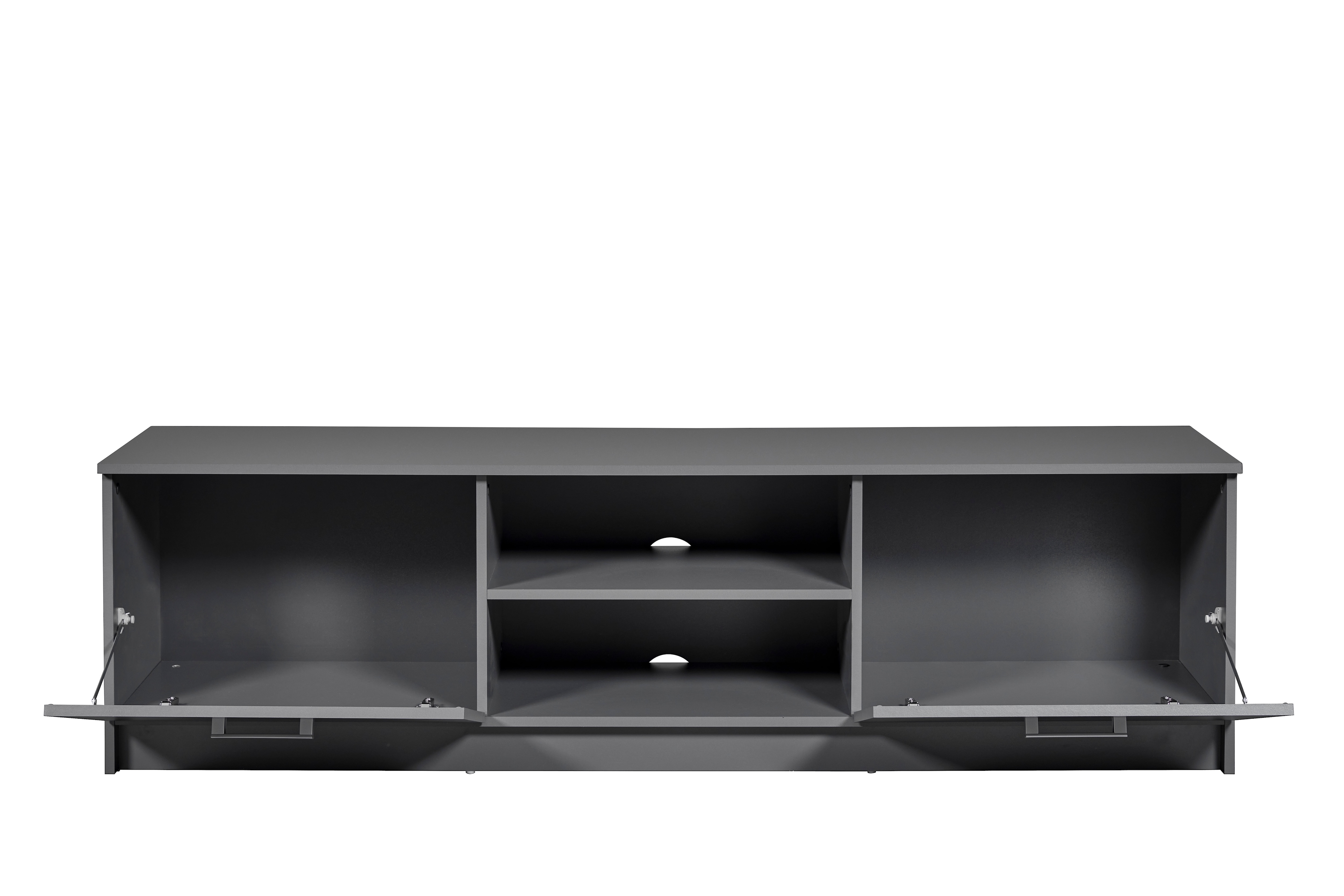 Inter Link Lowboard TV Möbel Kommode Elenzio in grau