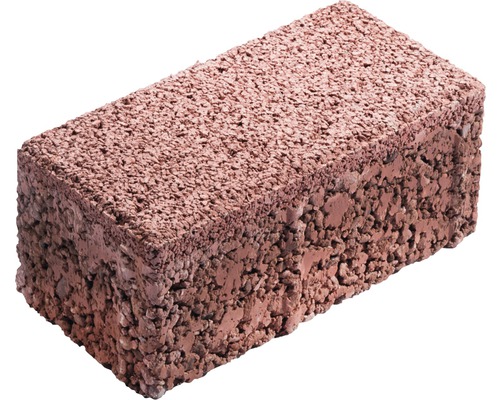 Eco-straatsteen filterpleister Lusodrain rood 10 cm x 20 cm x 8 cm