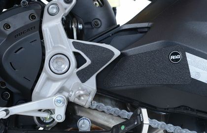 Film de protection R&G Racing platines repose-pieds/bras oscillant noir (3 pièces)