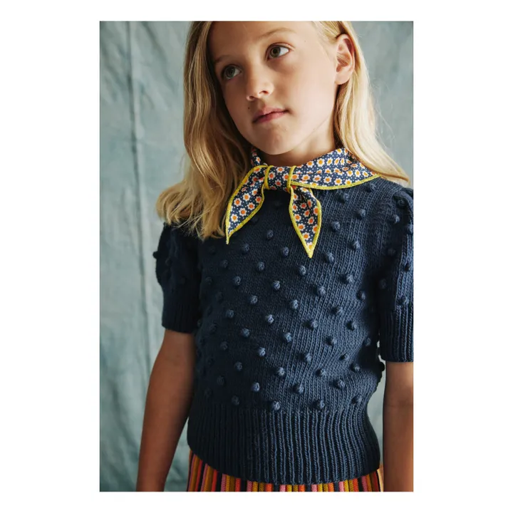Misha & Puff Pull Ellie Popcorn | Bleu marine