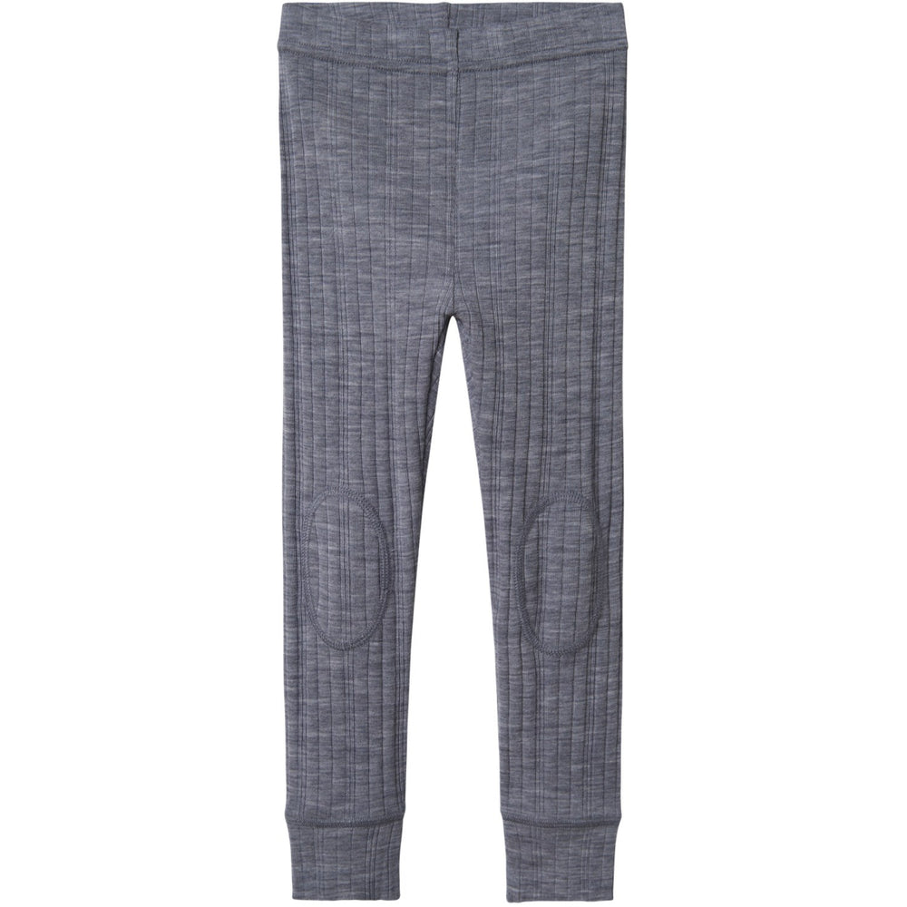Køb Name It Folkstone Gray Nmmwang Uld Needle Long Johns Solid Noos