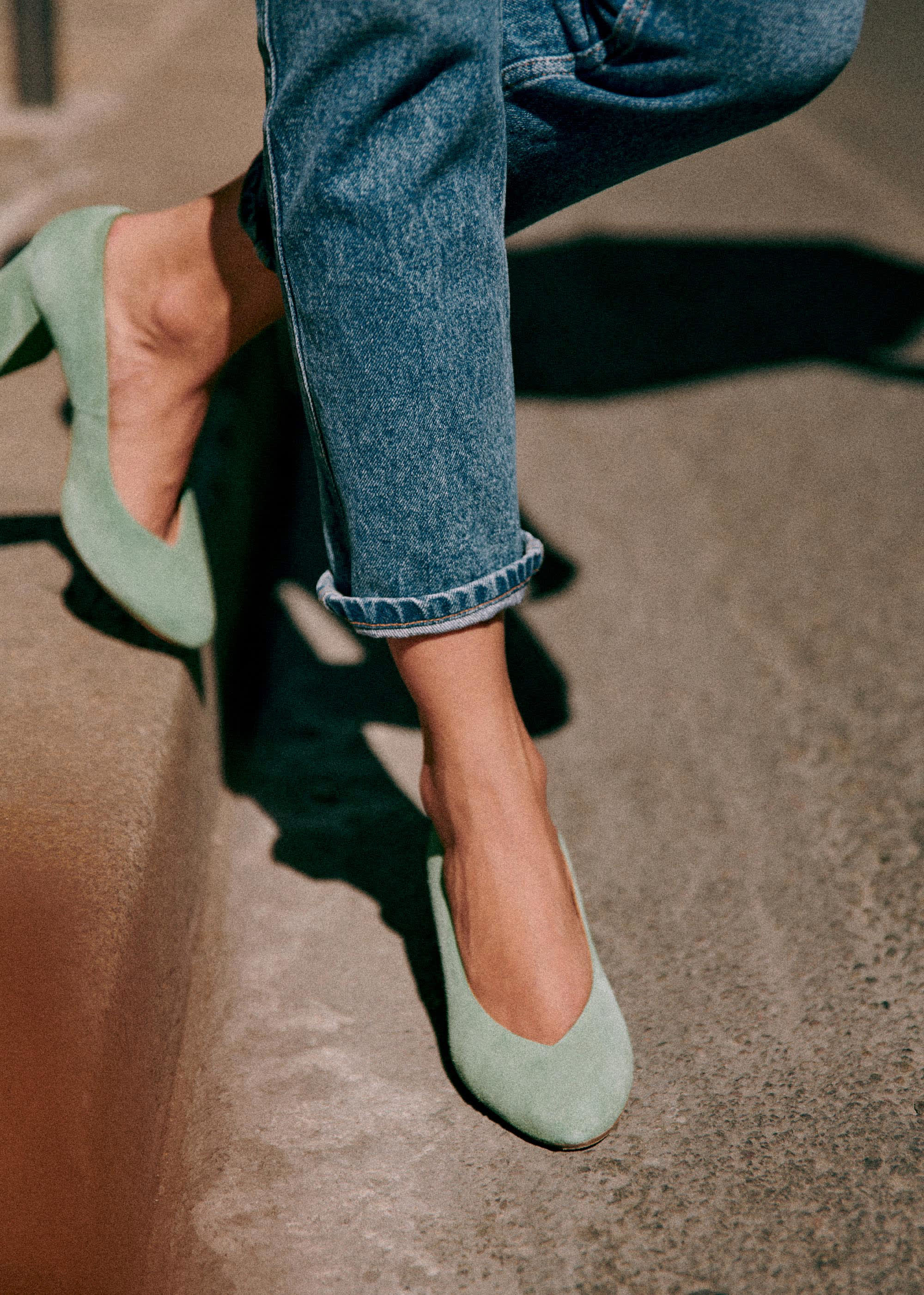 Escarpins Alice - Vert d'Eau - SOULIERS/SOULIERS Babies 5906243