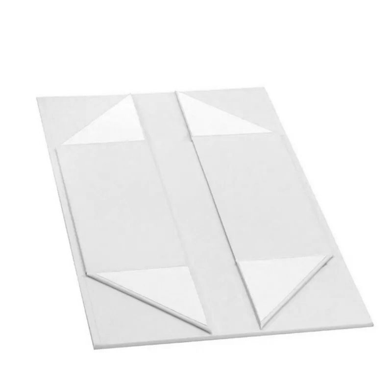 (26x19cm) Geschenk Schachtel Faltbare Gift Box Verpackung mit Magnetischem Deckel - Weiss