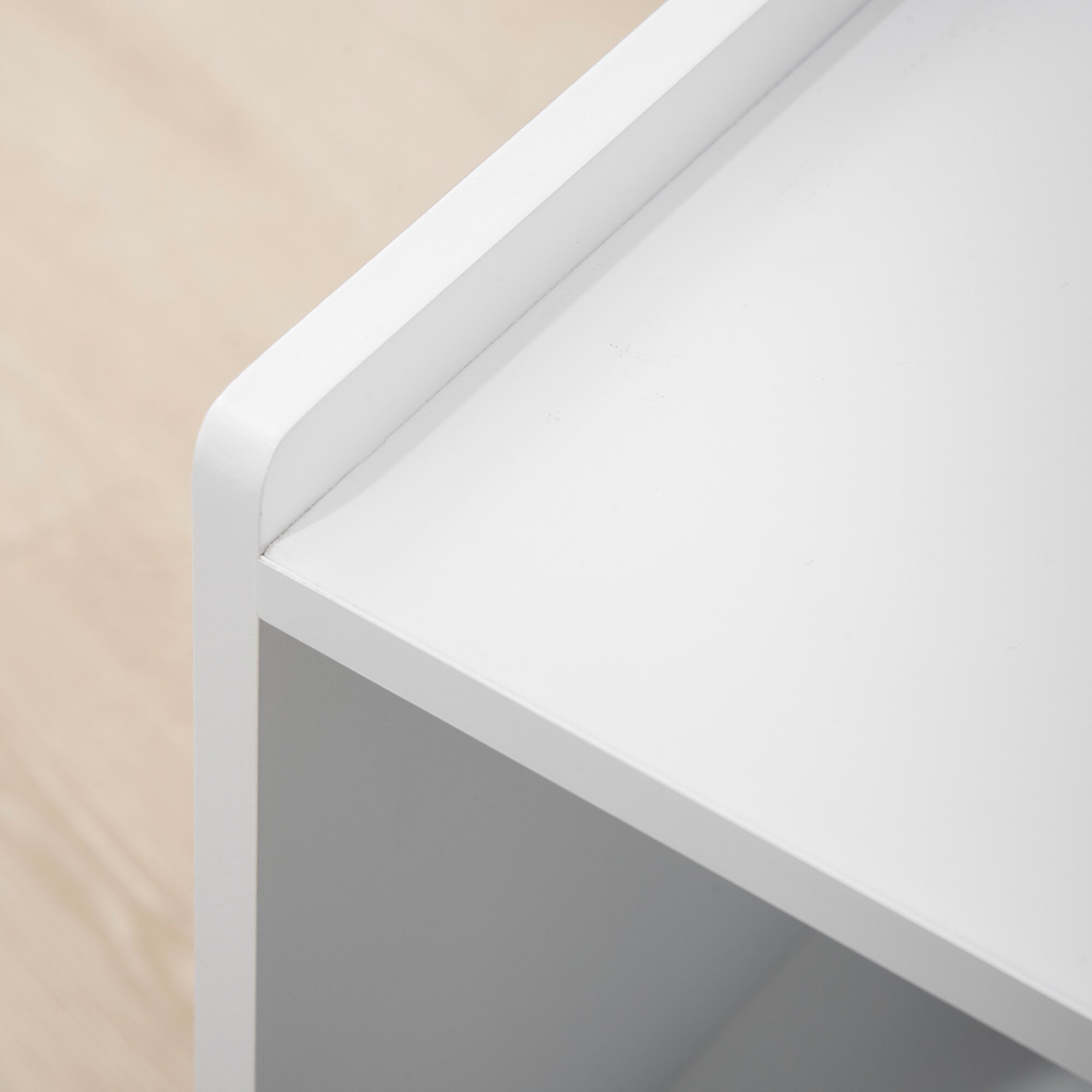 PawHut Katzentoilett mit erhöhtem Boden weiß 90L x 48B x 43,5H cm