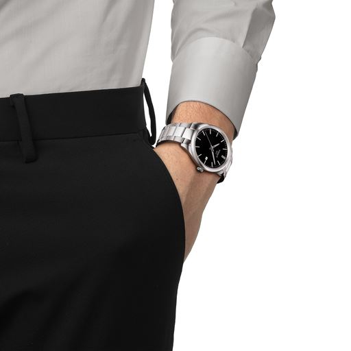Tissot PR 100 T150.410.11.051.00 Herreur, Steel/Black, 40 mm