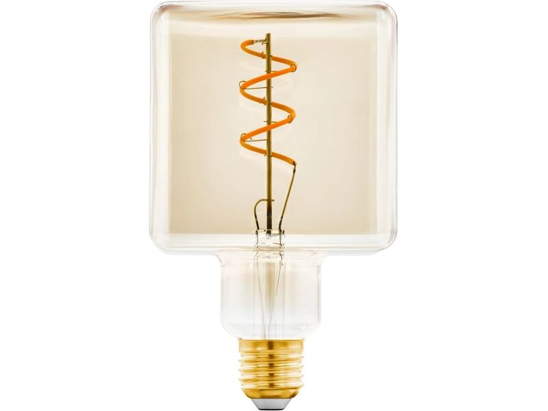 EGLO Leuchten Lampe 4 W E27 Warmweiss Übergrosses LED-Deko Leuchtmittel in besonderer Würfel-Form